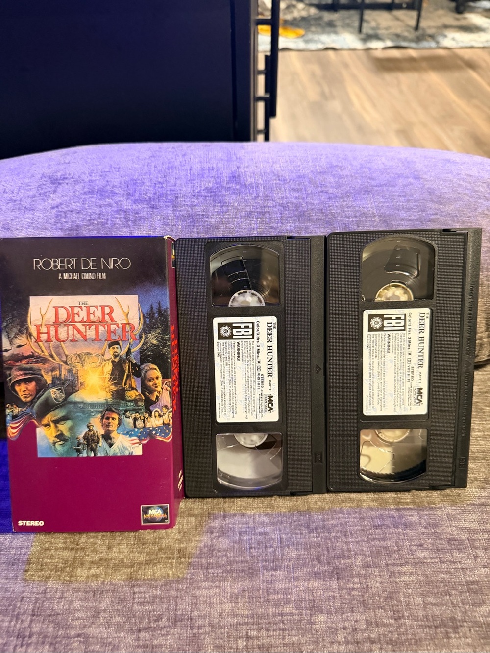 The Deer Hunter VHS 2-Tape Set Robert De Niro MCA Universal Vintage Movie